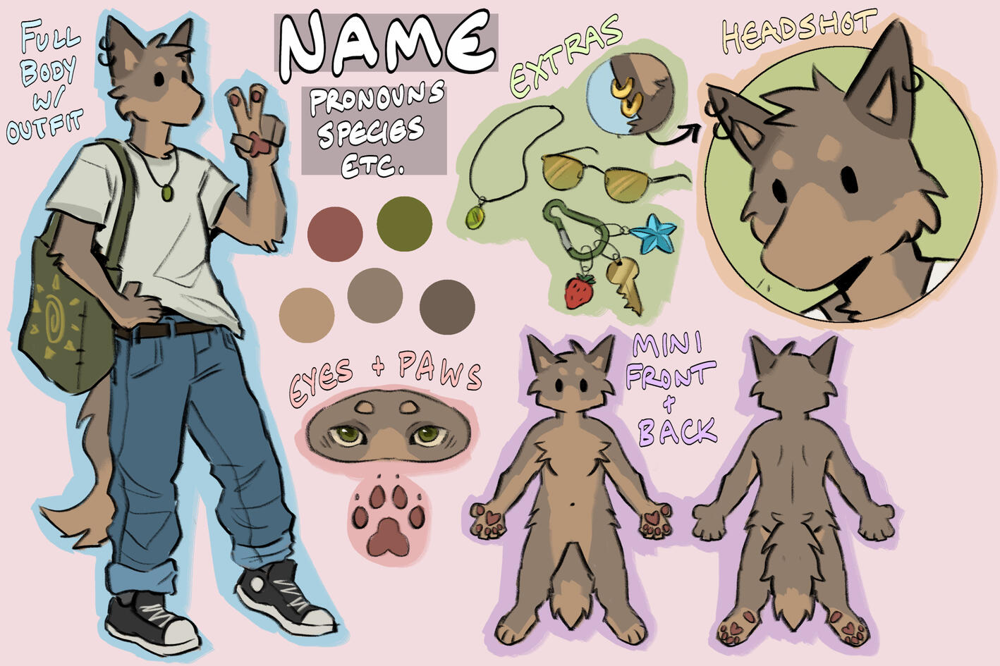 fashion reference sheet