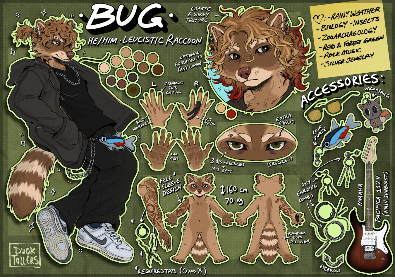 fashion reference + extras (hands & tattoos)