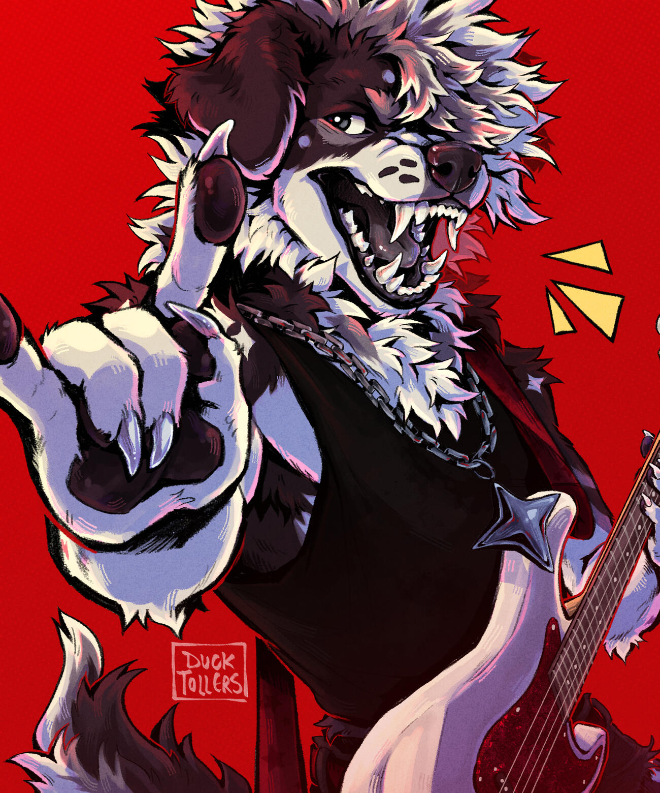 colour - half-body + prop