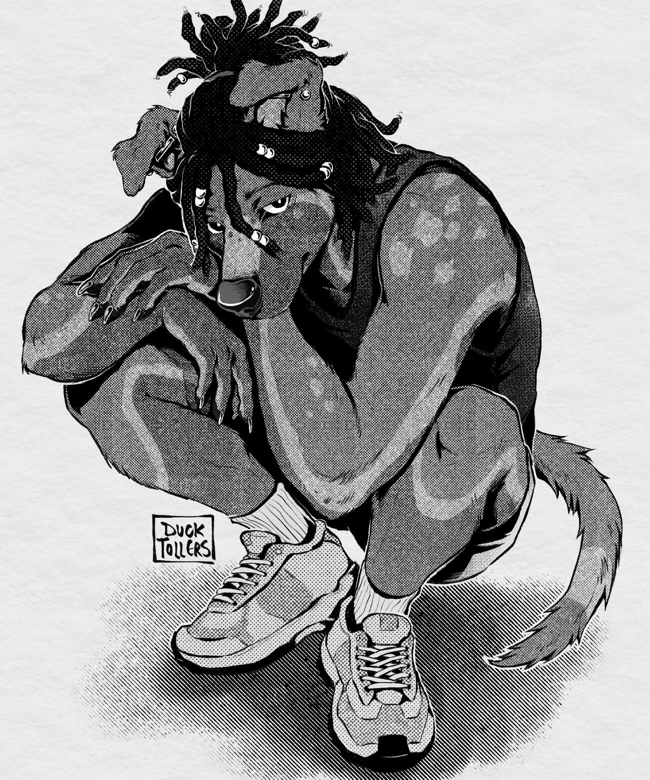 screentone - full-body (= $70)